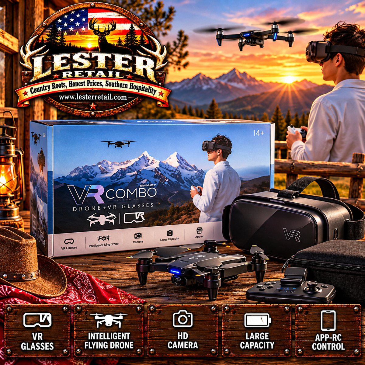 VR COMBO- DRONE & VR GLASSES