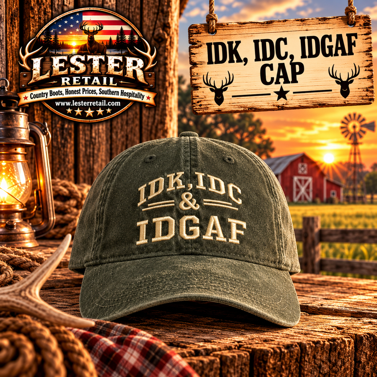 IDK, IDC, IDGAF CAP