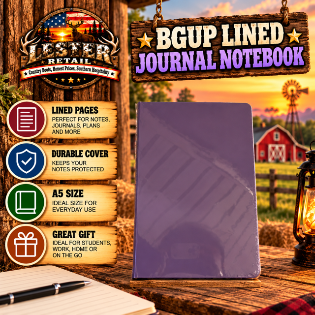 BGUP LINED JOURNAL NOTEBOOK