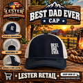 "BEST DAD EVER" CAP - NAVY