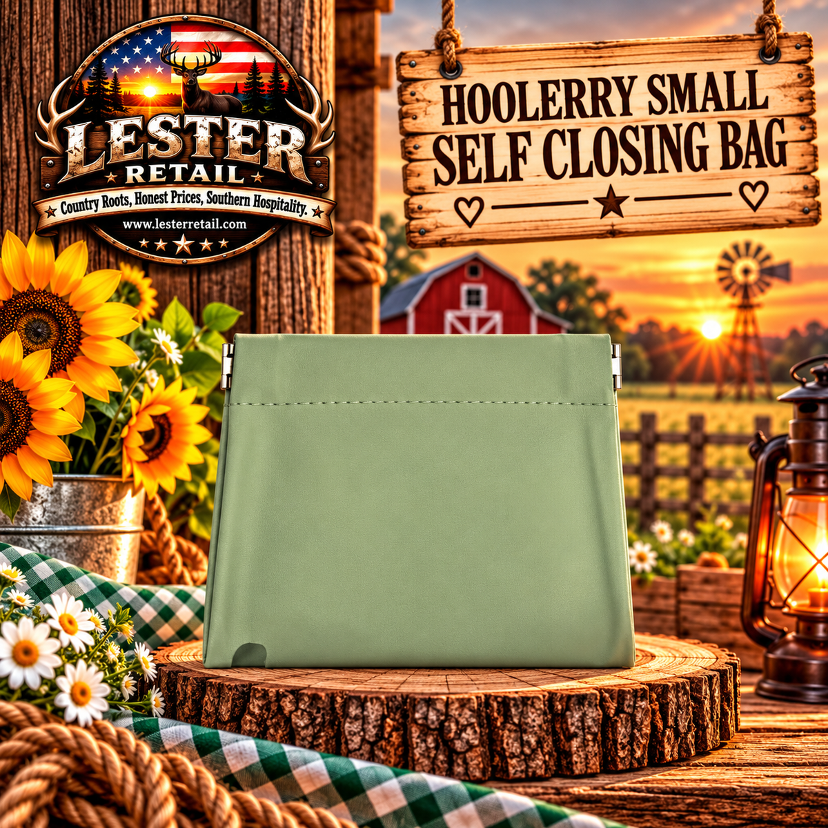 HOOLERRY SMALL SELF CLOSING BAG