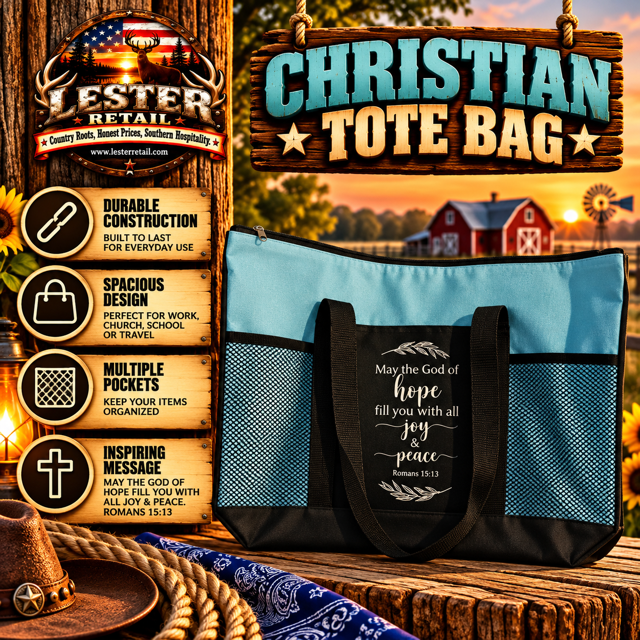 CHRISTIAN TOTE BAG
