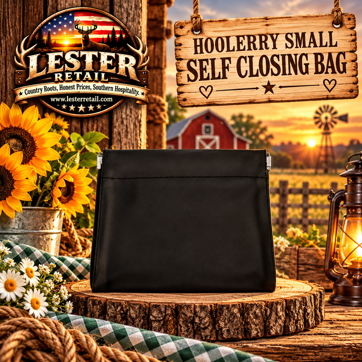 HOOLERRY SMALL SELF CLOSING BAG