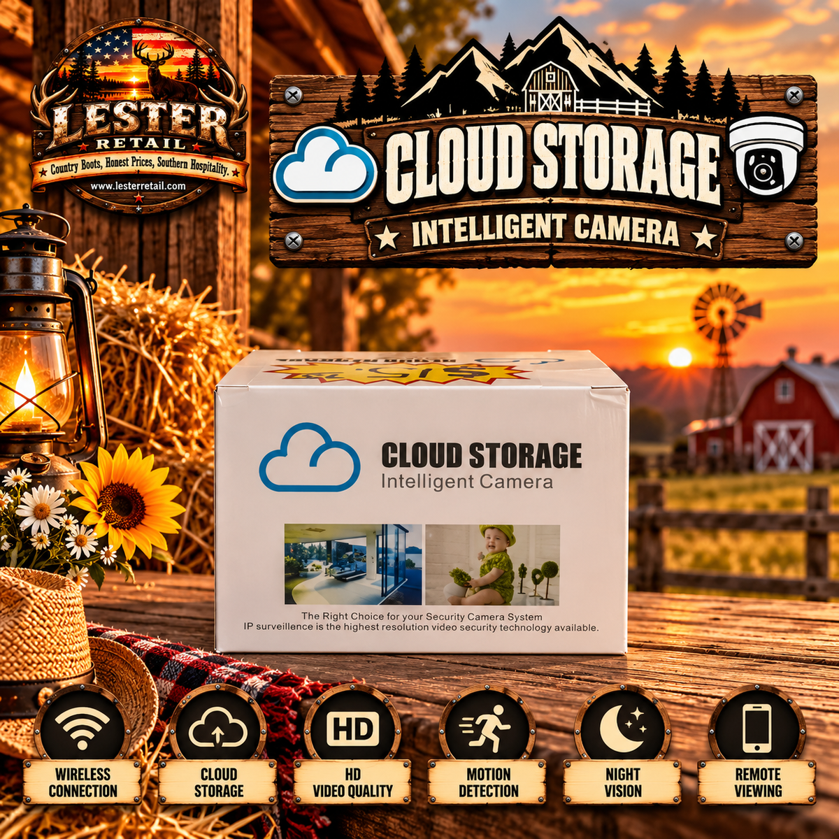 CLOUD STORAGE INTELLIGENT CAMERA