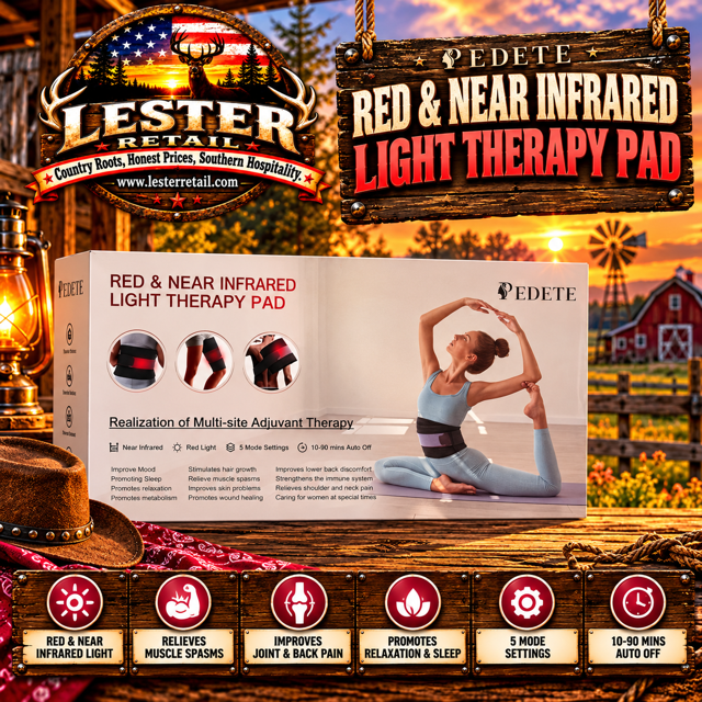 PEDETE RED & NEAR INFRARED LIGHT THERAPY PAD