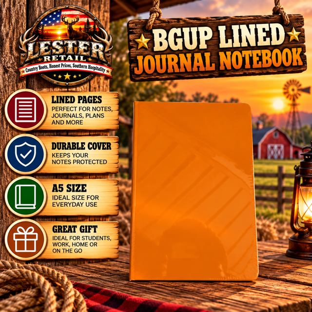 BGUP LINED JOURNAL NOTEBOOK