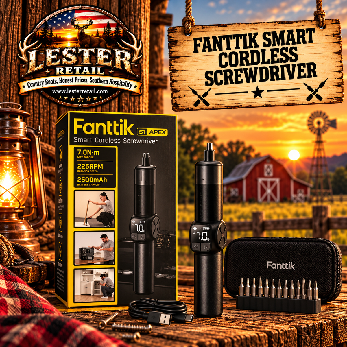 FANTTIK SMART CORDLESS SCREWDRIVER
