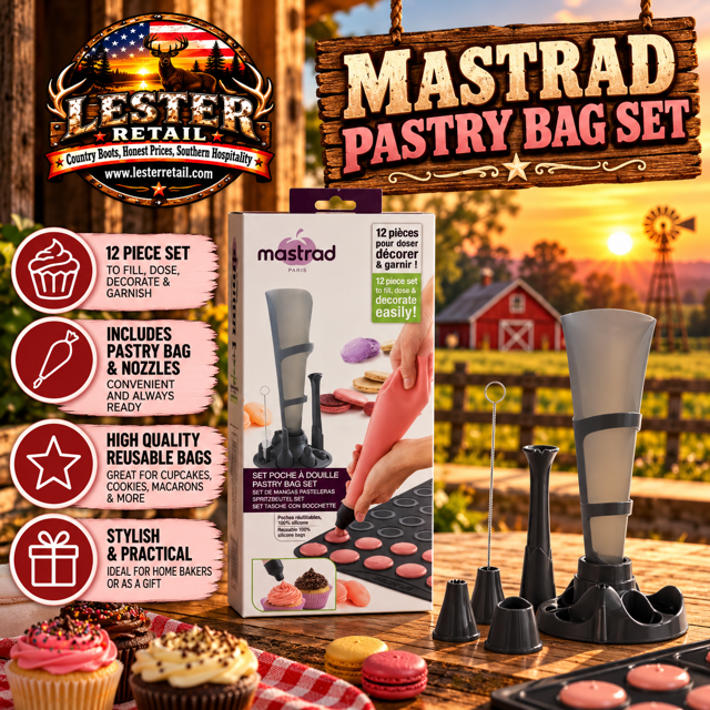 MASTRAD PASTRY BAG SET