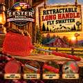 RETRACTABLE LONG HANDLE FLY SWATTER