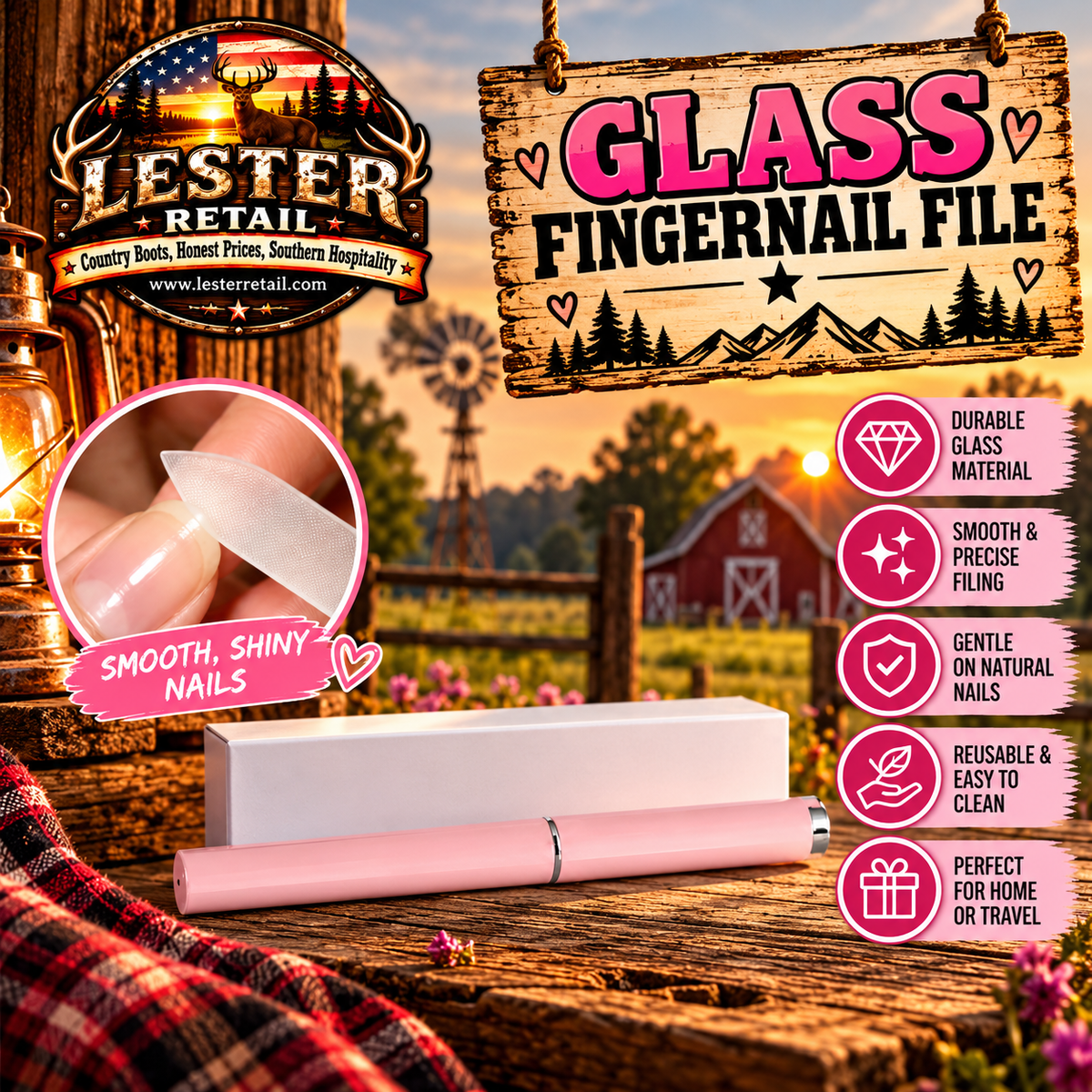 GLASS FINGERNAIL FILE