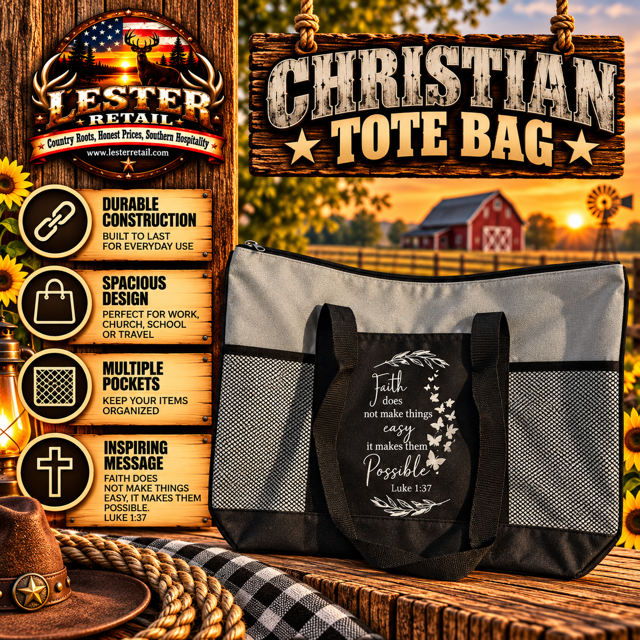 CHRISTIAN TOTE BAG