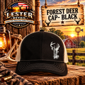 FOREST DEER CAP- BLACK
