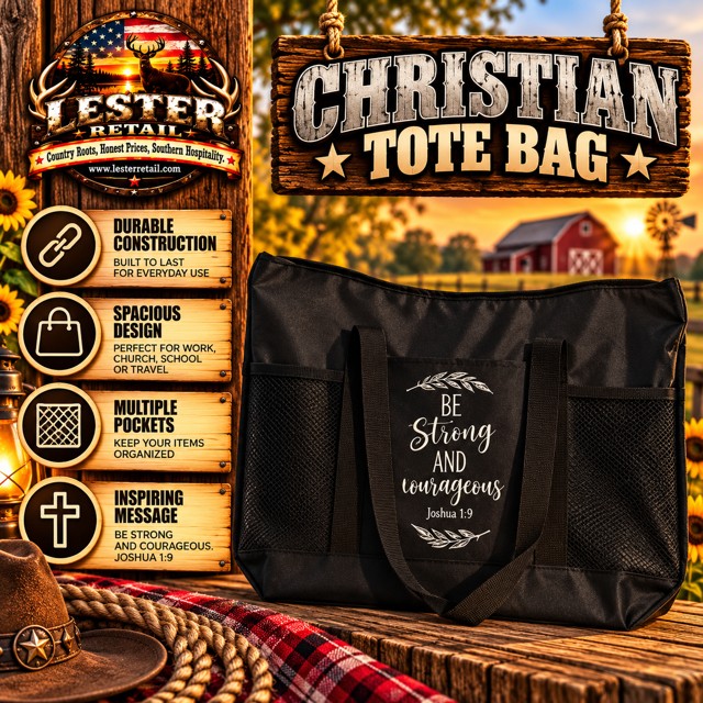 CHRISTIAN TOTE BAG