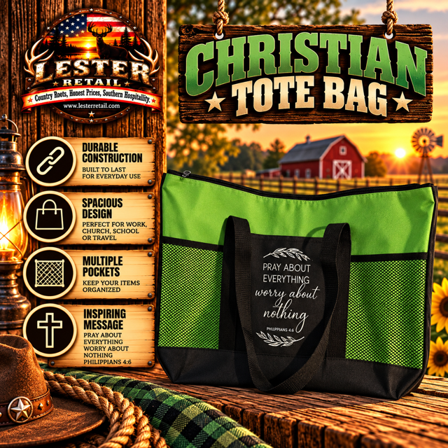 CHRISTIAN TOTE BAG
