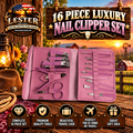 16 PIECE LUXURY NAIL CLIPPER SET