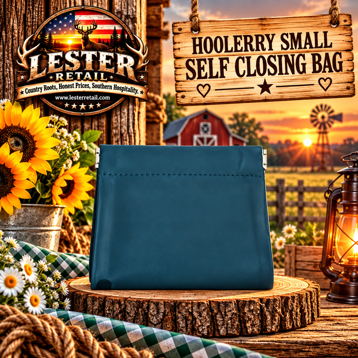 HOOLERRY SMALL SELF CLOSING BAG