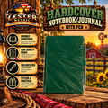 HARDCOVER NOTEBOOK/JOURNAL WITH PEN