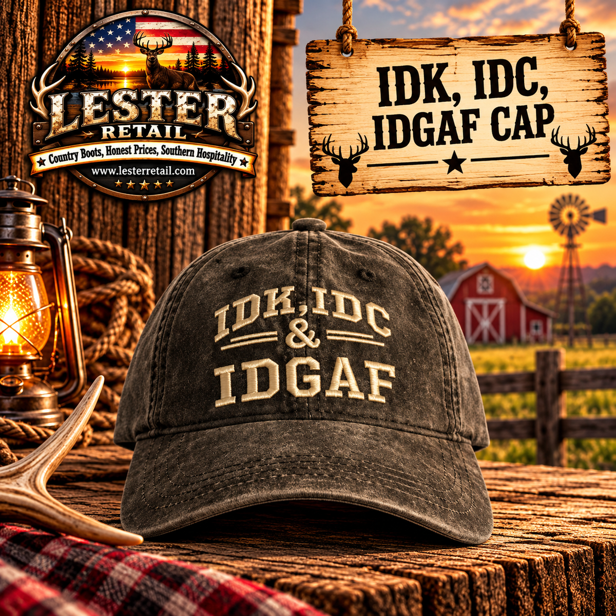 IDK, IDC, IDGAF CAP