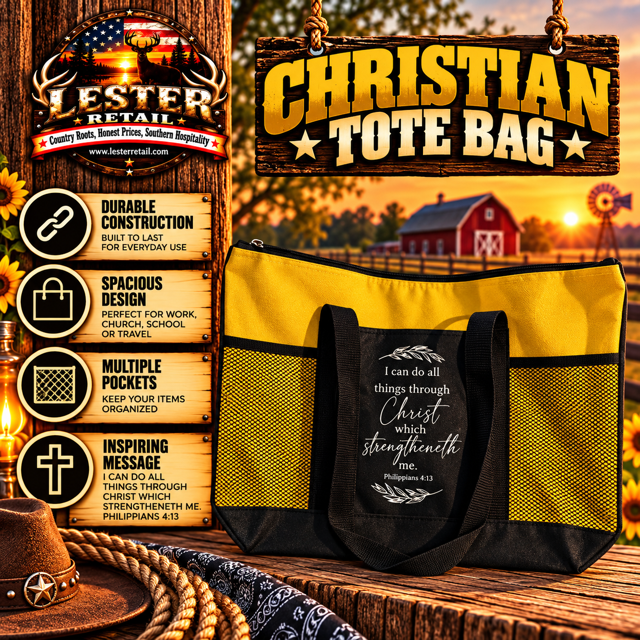 CHRISTIAN TOTE BAG