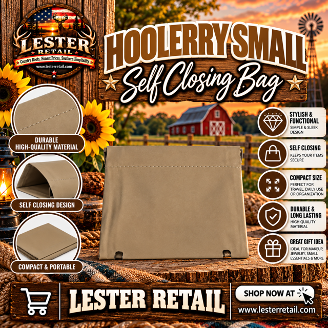 HOOLERRY SMALL SELF CLOSING BAG