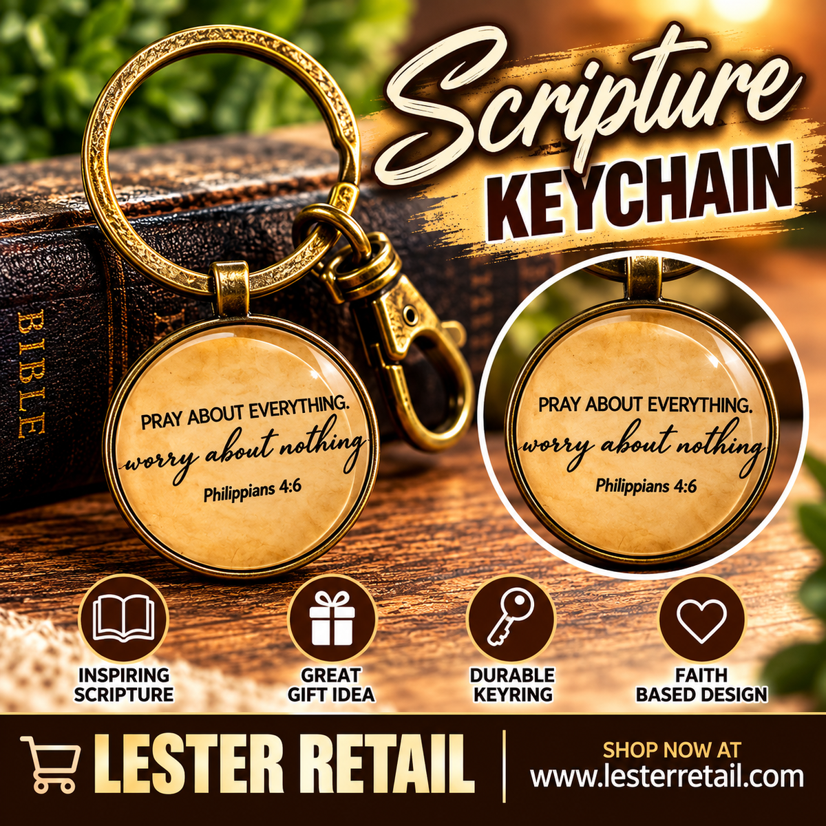 SCRIPTURE KEYCHAIN
