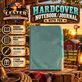 HARDCOVER NOTEBOOK/JOURNAL WITH PEN