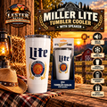 MILLER LITE TUMBLER COOLER WITH SPEAKER