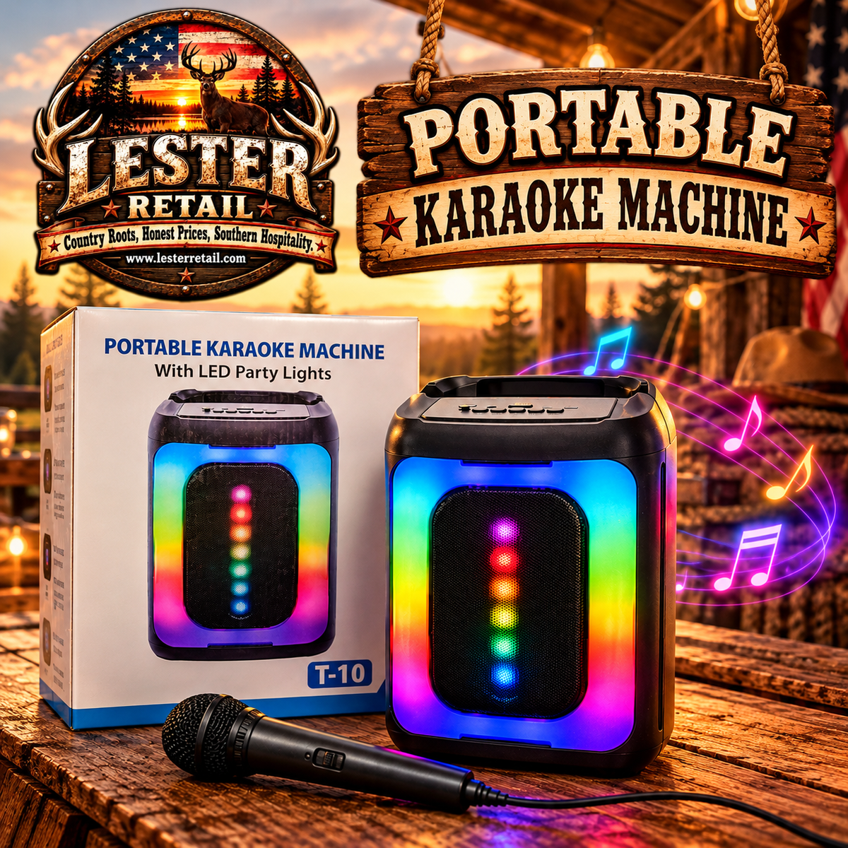 PORTABLE KARAOKE MACHINE