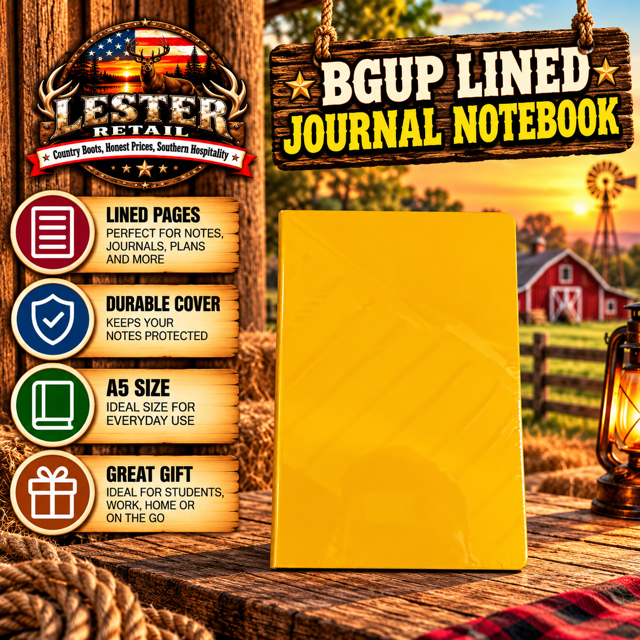 BGUP LINED JOURNAL NOTEBOOK