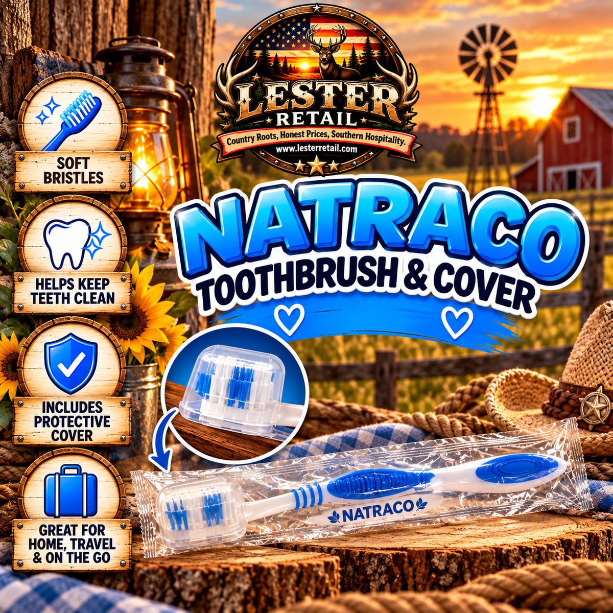 NATRACO TOOTHBRUSH & COVER