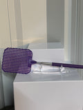 RETRACTABLE LONG HANDLE FLY SWATTER- PURPLE