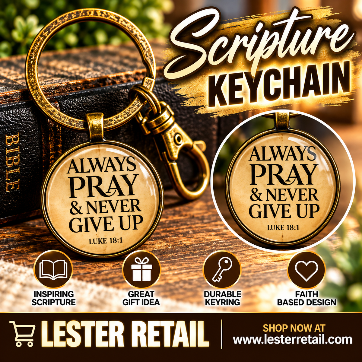 SCRIPTURE KEYCHAIN
