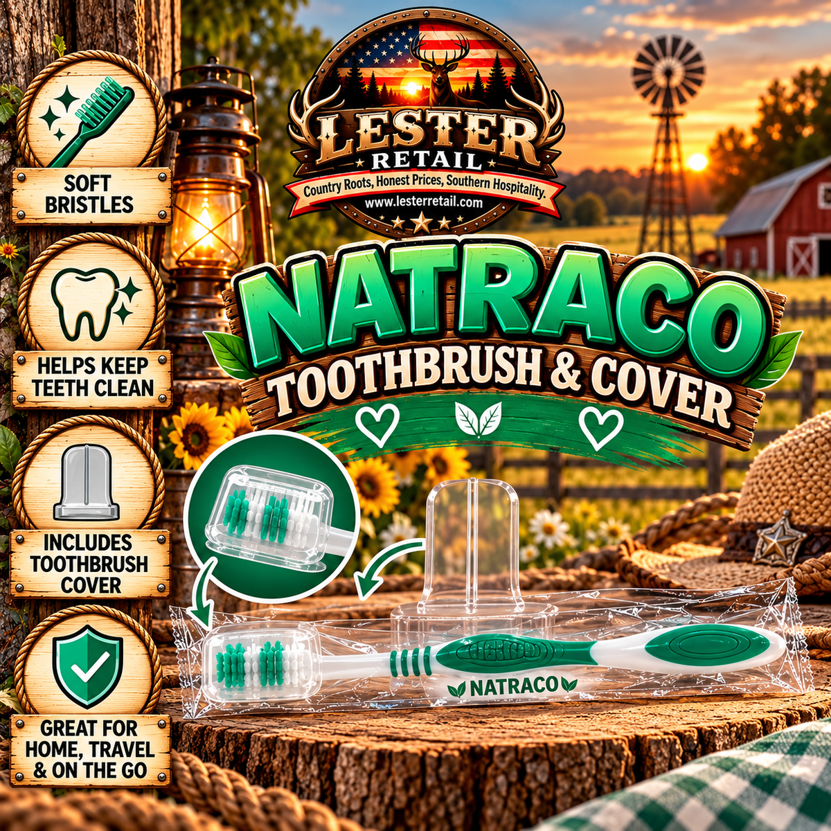 NATRACO TOOTHBRUSH & COVER