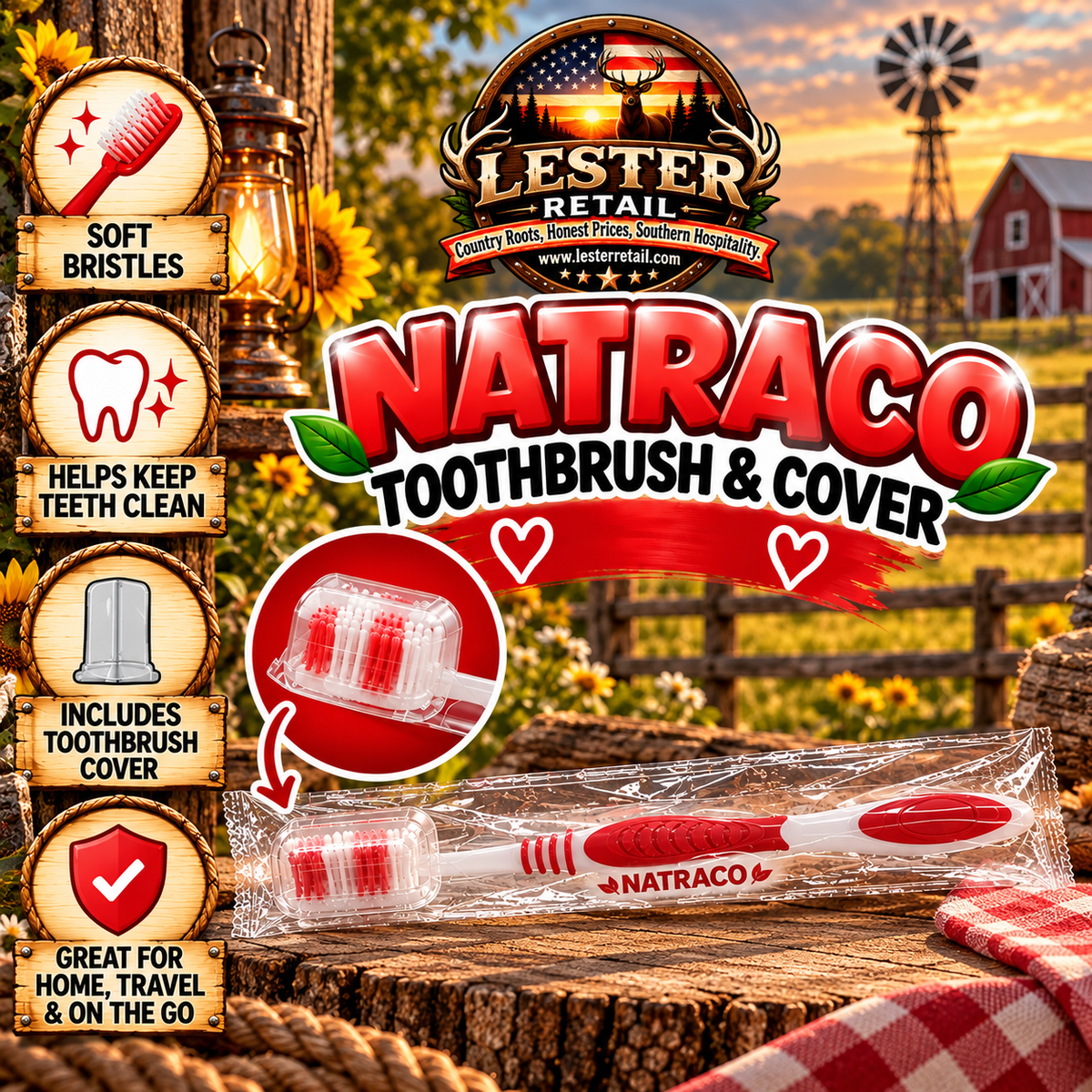 NATRACO TOOTHBRUSH & COVER