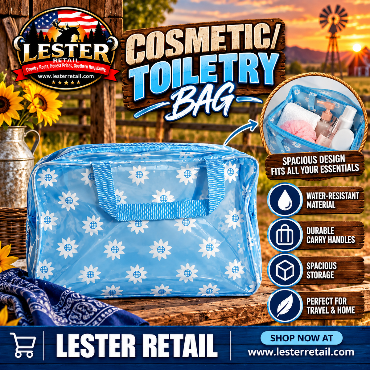 COSMETIC/TOILETRY BAG