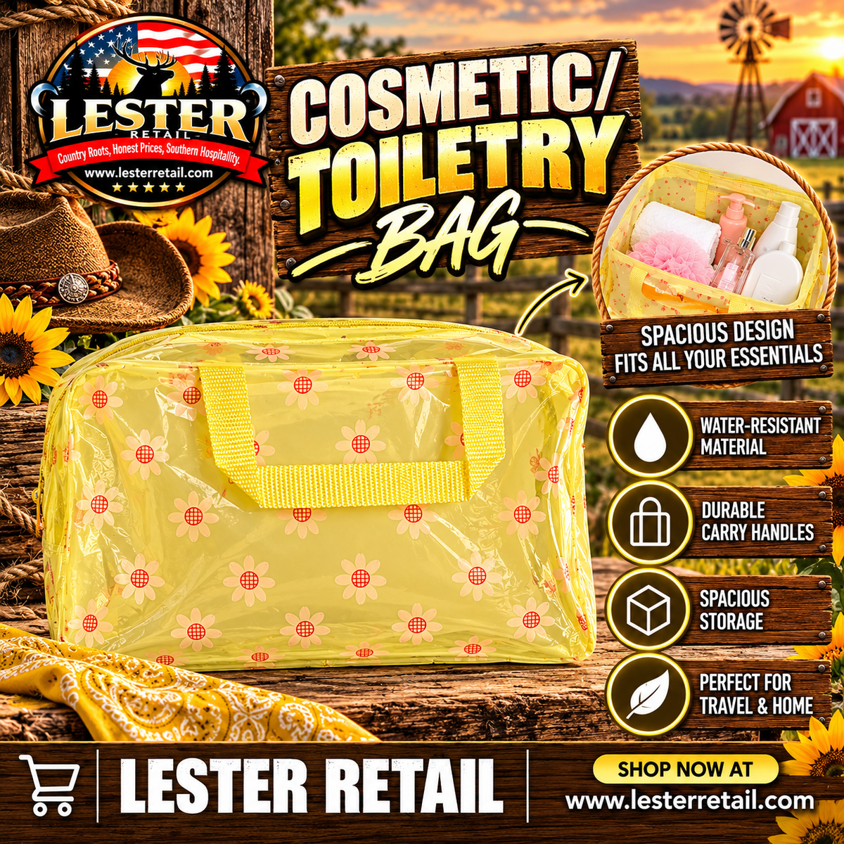 COSMETIC/TOILETRY BAG