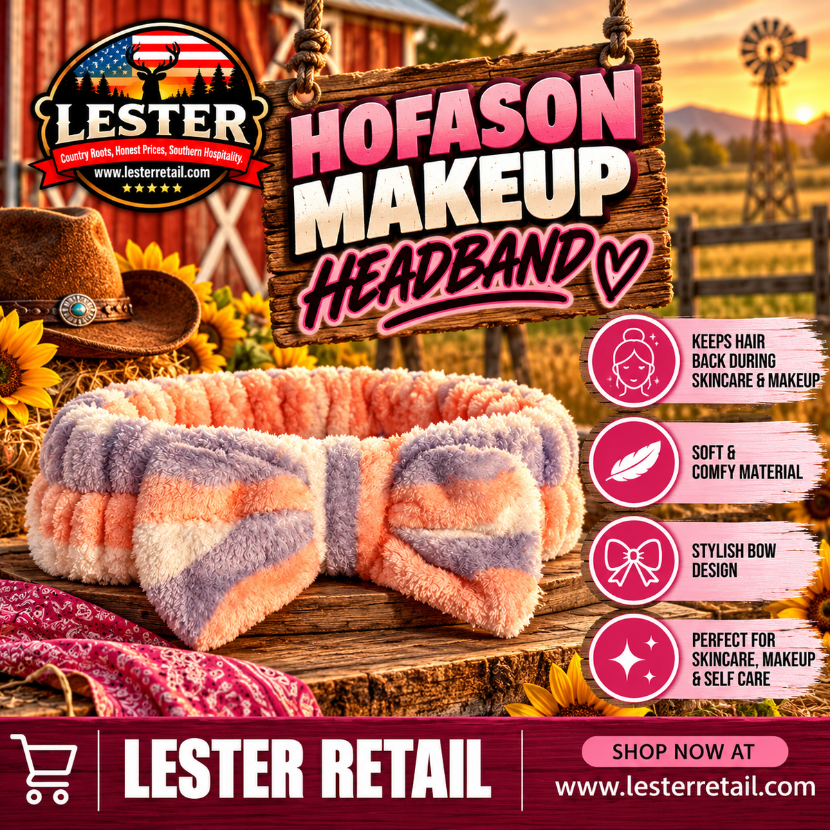 HOFASON MAKEUP HEADBAND