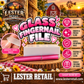 GLASS FINGERNAIL FILE