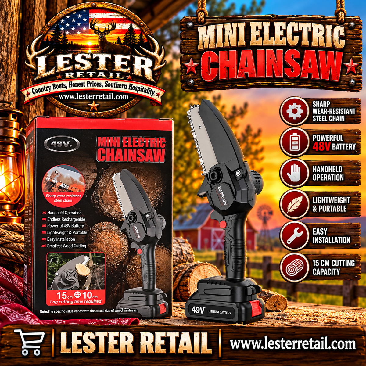 MINI ELECTRIC CHAINSAW