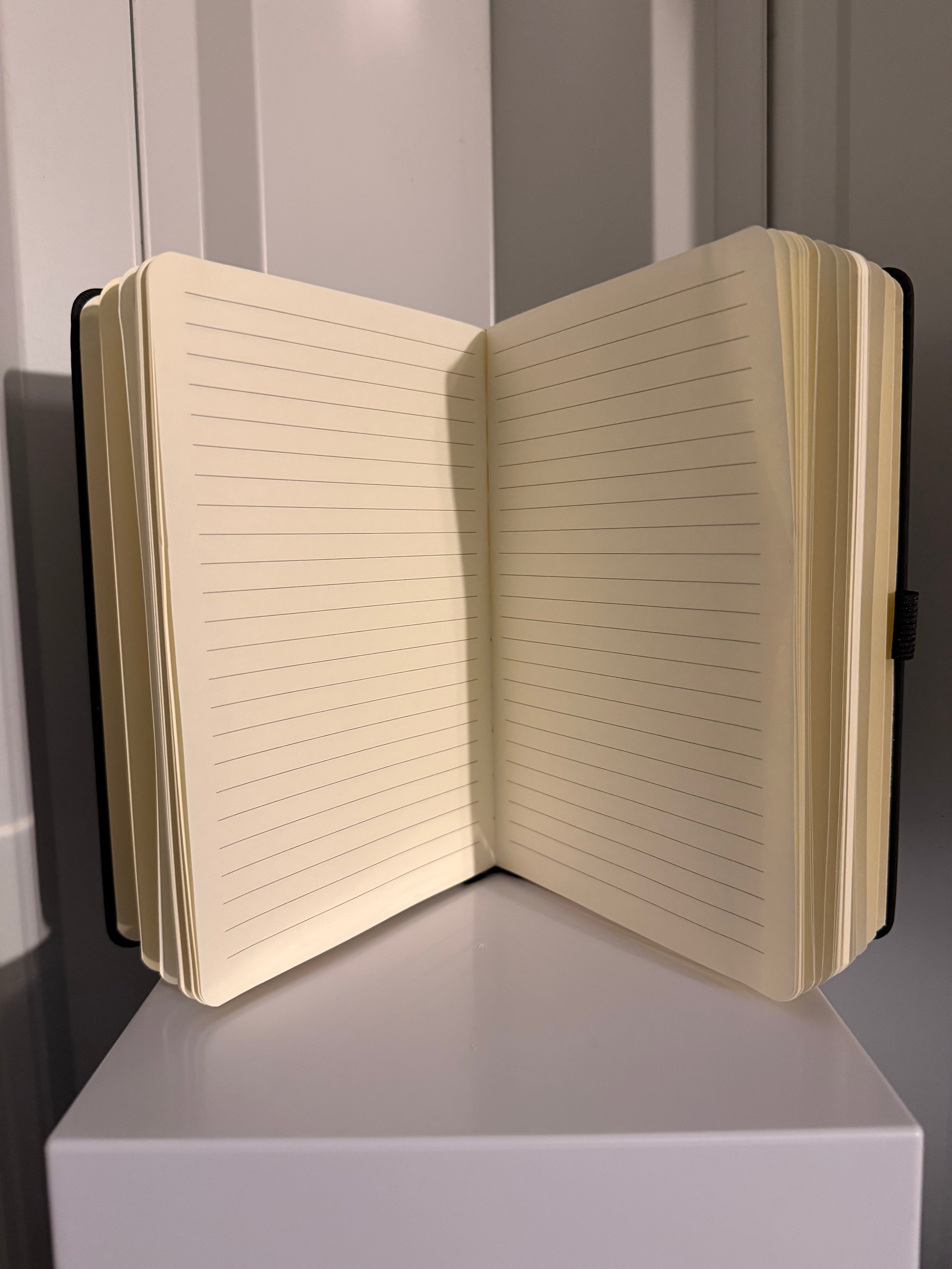 BLUE A5-SIZED SPIRAL-BOUND NOTEBOOK