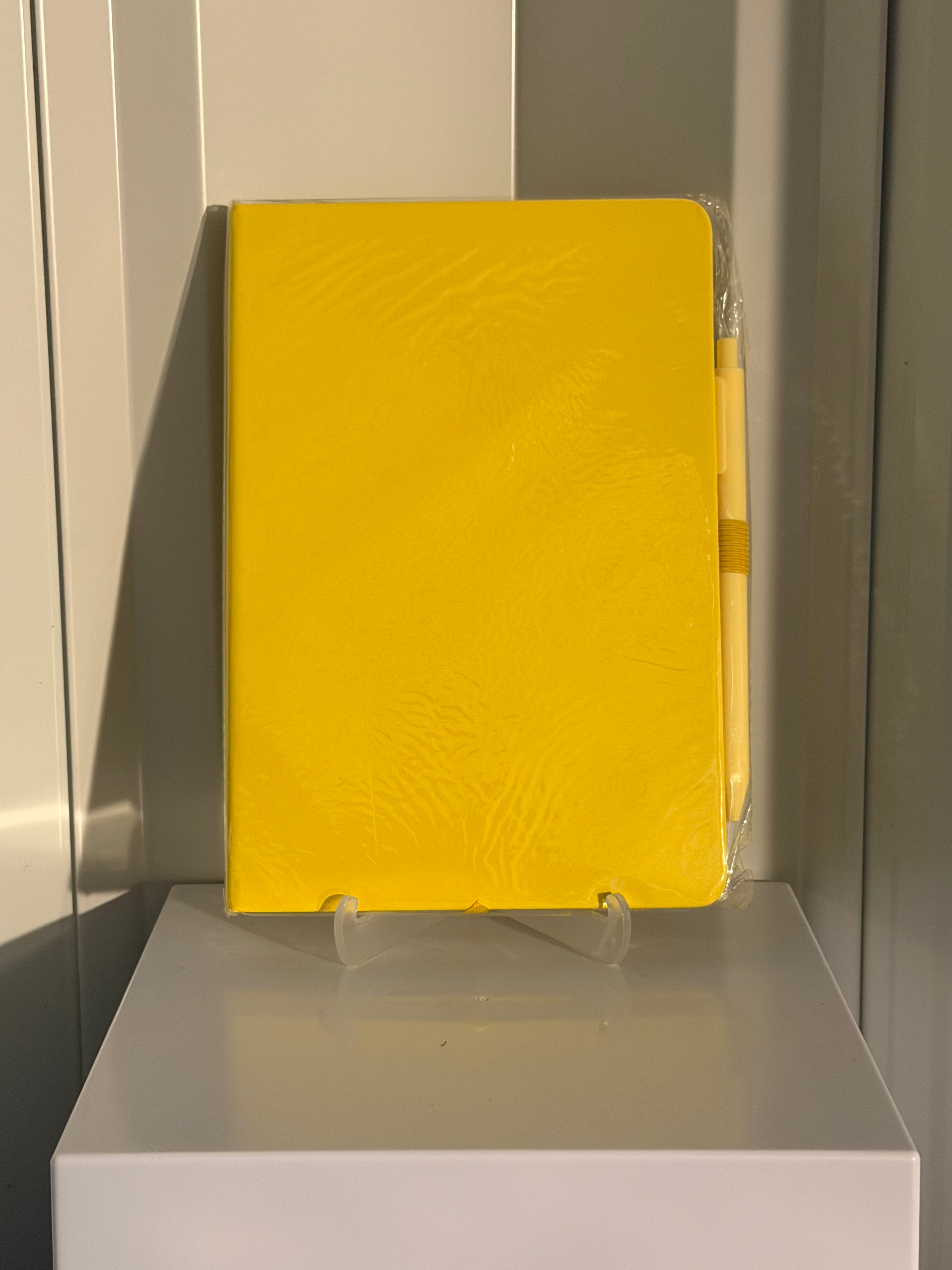 HARDCOVER NOTEBOOK/JOURNAL WITH PEN