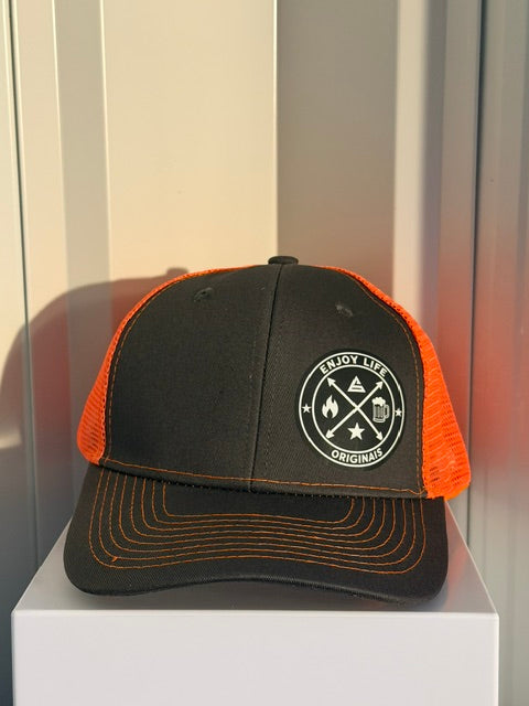 "ENJOY LIFE" CAP- ORANGE