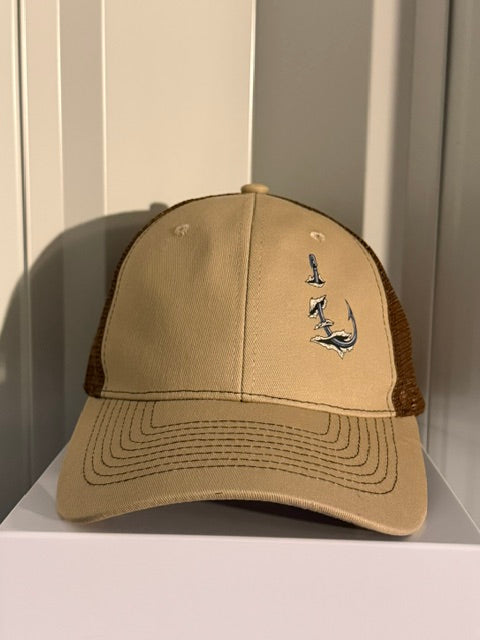 FISH HOOK CAP- TAN