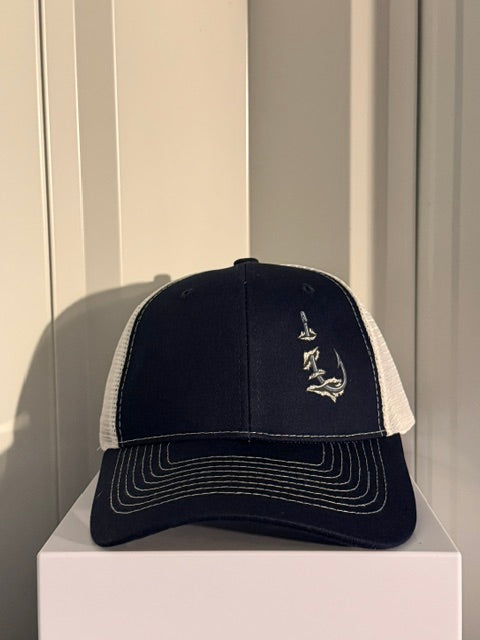 FISH HOOK CAP- NAVY
