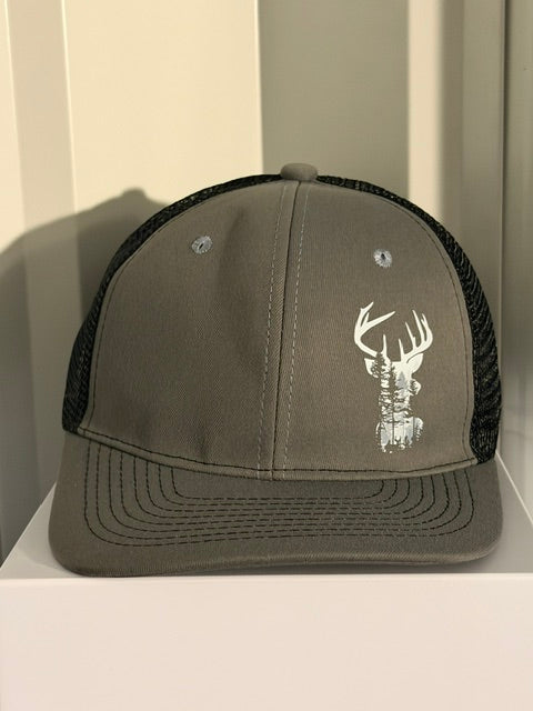 FOREST DEER CAP- GRAY/BLACK