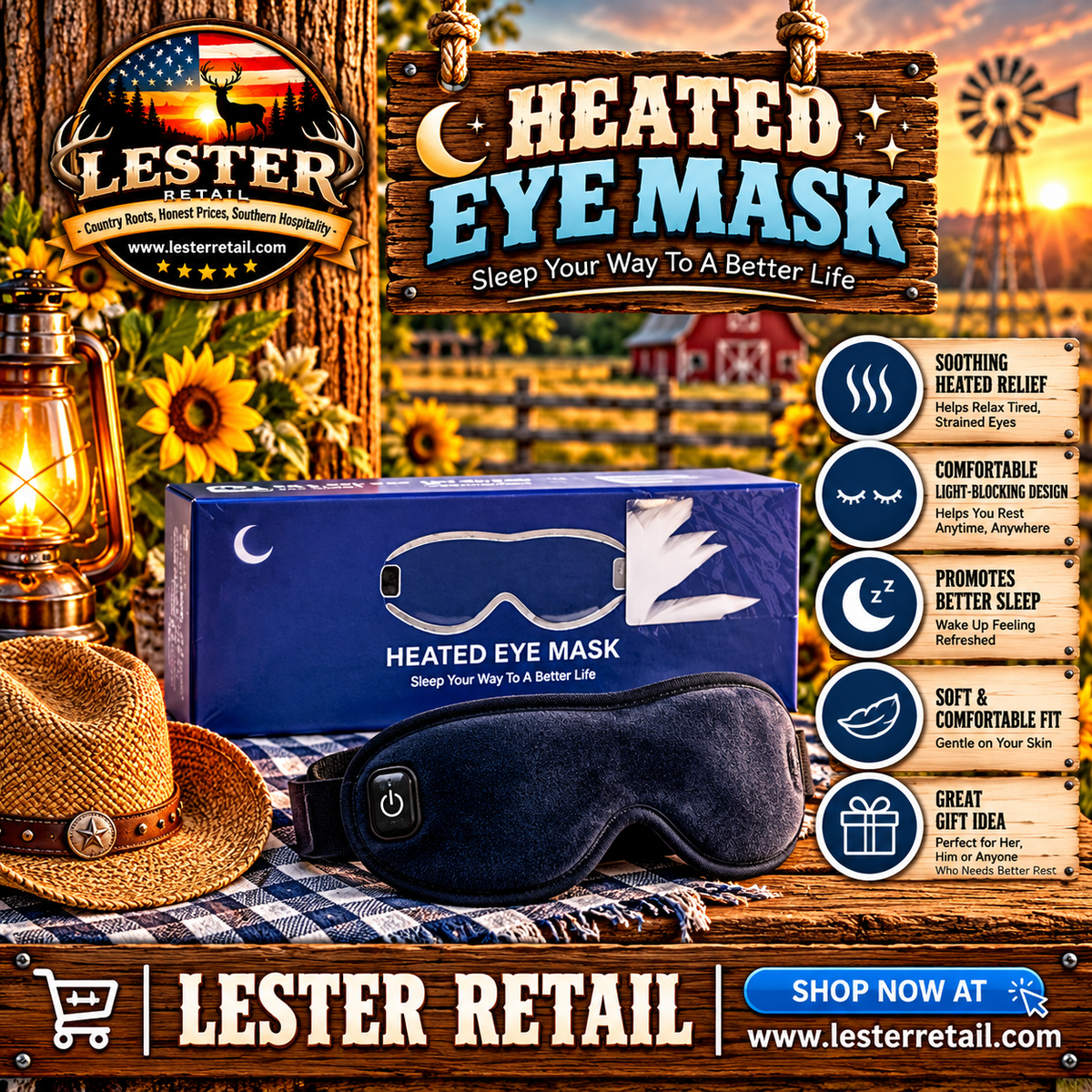 HEATED EYE MASK