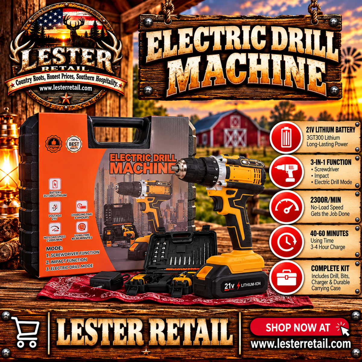 ELECTRIC DRILL MACHINE